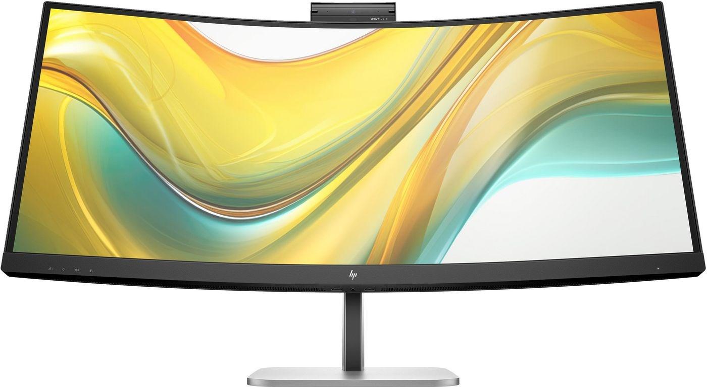 HP S5 Pro 534pm 34" buet skærm - WQHD med USB-C/HDMI/DP og kamera