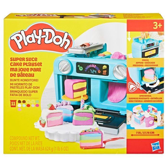 Play-Doh Super Slice Kagelegesæt - legetøjskøkken til børn 3+