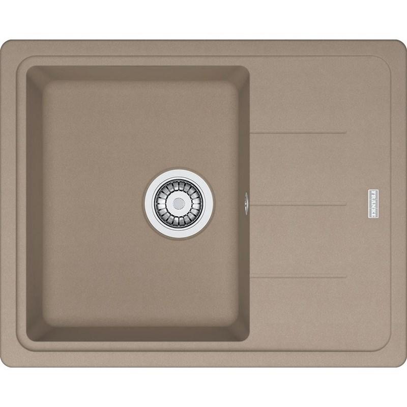 Franke BFG 611-62 granitkøkkenvask - sand/beige, med afdrypningsfelt billede