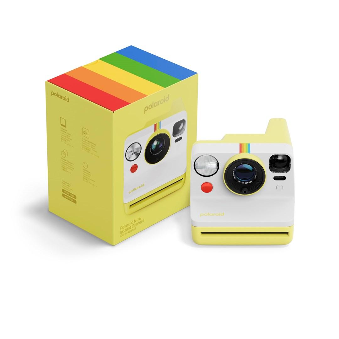 Polaroid Now Instant Generation 3, Gul, Automatisk, 0.4 - 1.3 m, Polaroid App, Lithium-Ion (Li-Ion), 448 g