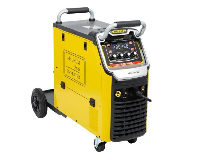 Inverter svejseautomat MIG-280 MMAV2 IGBT 4x4 - 300 A / 60 % 400 V, MB24/5, GP50, MIT, MMA-kabler, D300, W16P5 billede