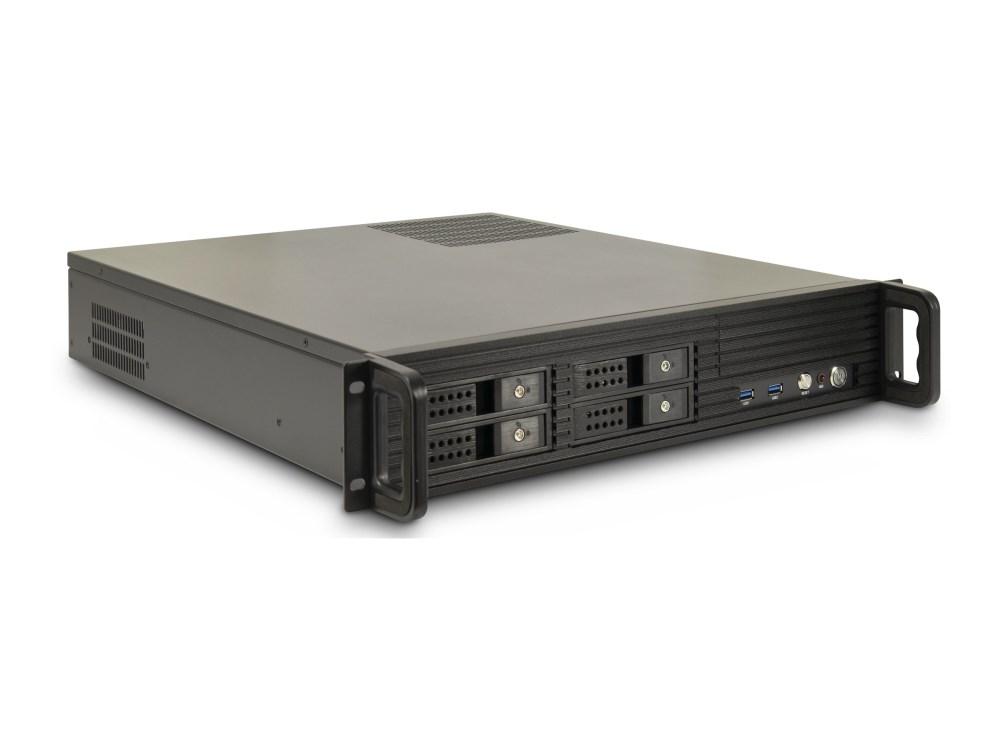 Inter-Tech IPC 2U-2504 - 48,3 cm (19") 2U storage-kabinet uden PSU billede