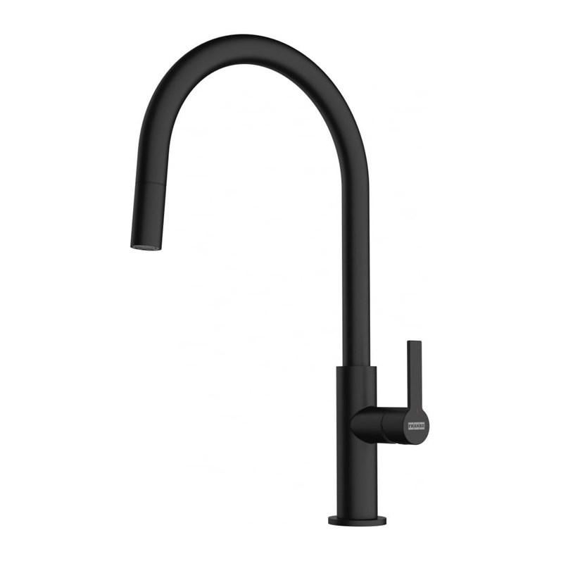 Franke Maris Slim J Pull Down køkkenarmatur - mat sort