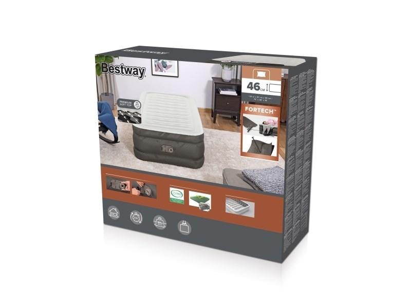 Bestway luftmadras til én person med elektrisk pumpe 191 × 97 cm - model 69048 billede