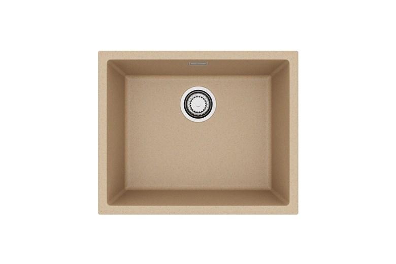 Køkkenvask Omni 30 G55 med vandlås - beige