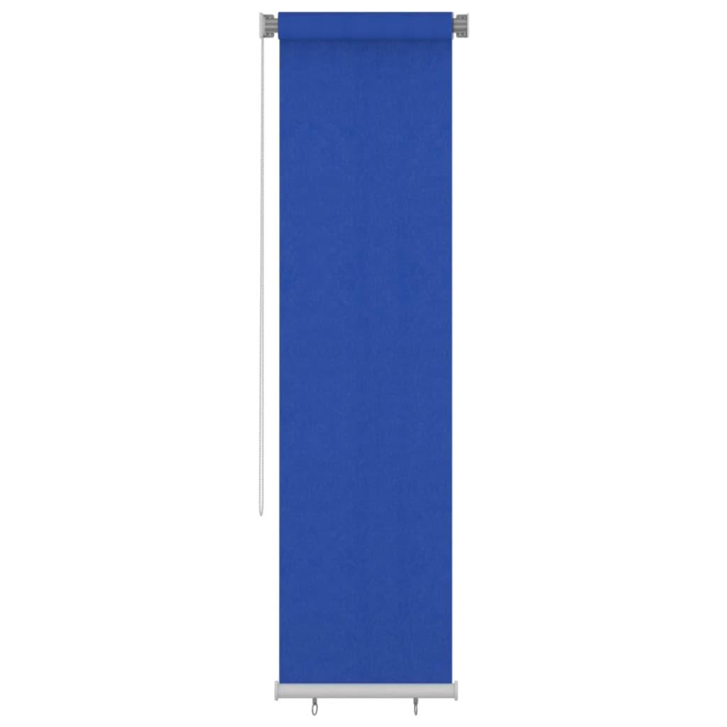 Udendørs rullegardin 60 × 230 cm - HDPE, blå
