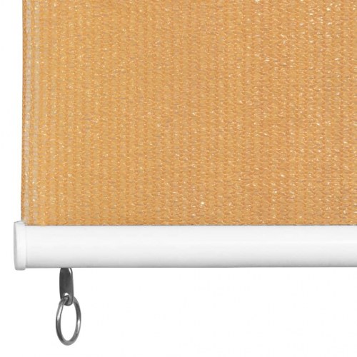 Udendørs rullegardin 60×230 cm - beige solafskærmning i HDPE