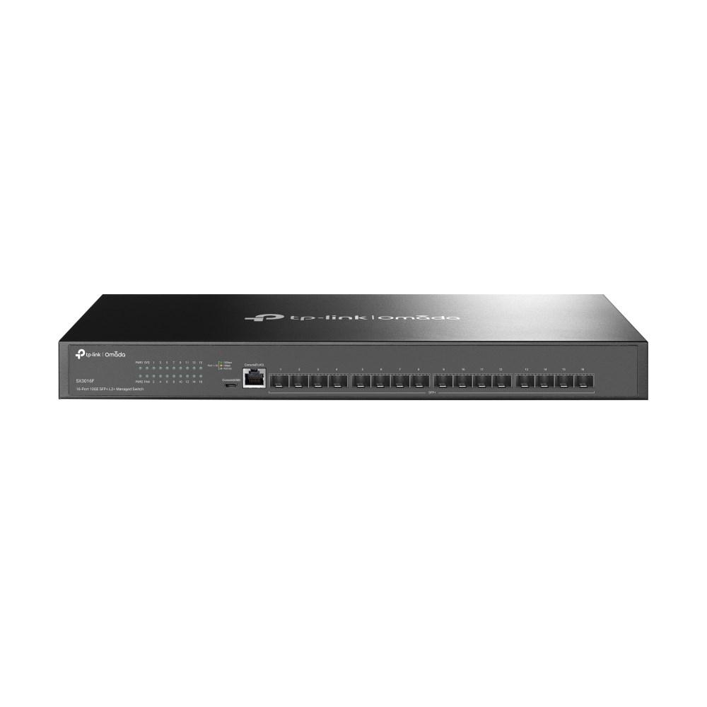 TP-Link Omada TL-SX3016F - 16-port 10G SFP+ L2+/L3 administrerbar switch