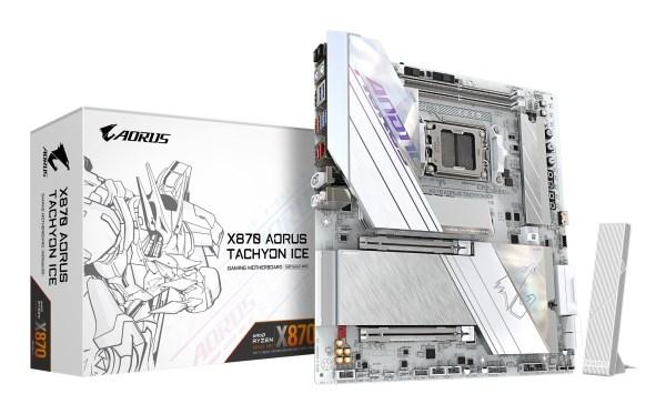 Gigabyte X870 AORUS Tachyon ICE bundkort - AM5, ATX, DDR5 billede