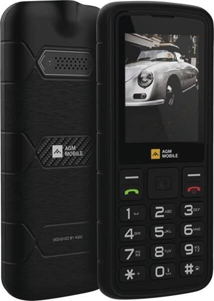 AGM M9 LTE 2,4" - Dual SIM 4G mobiltelefon, sort billede