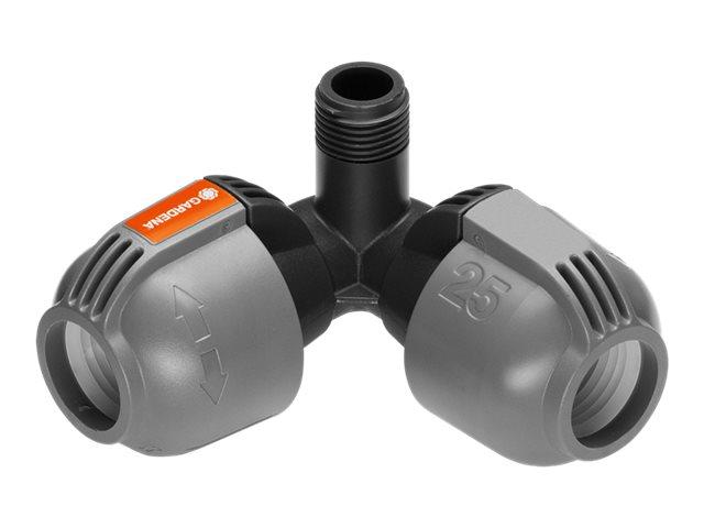 Gardena vandingsrør-forbindelse 25 mm vinkel m. 1/2" udvendigt gevind billede