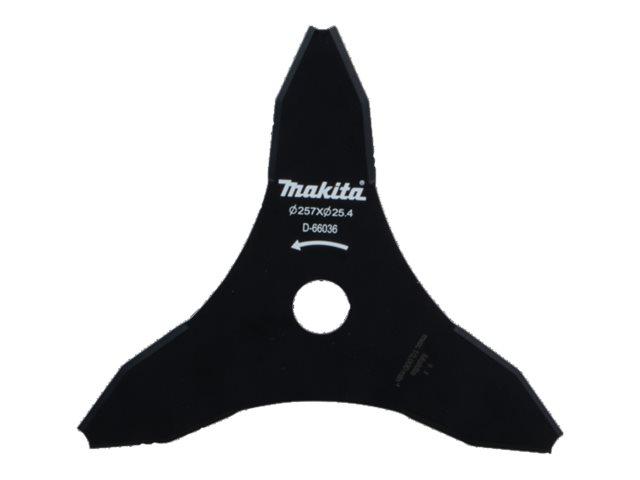 Makita børsteskærerklinge 257 mm - 3 tænder, 25,4 mm hul billede
