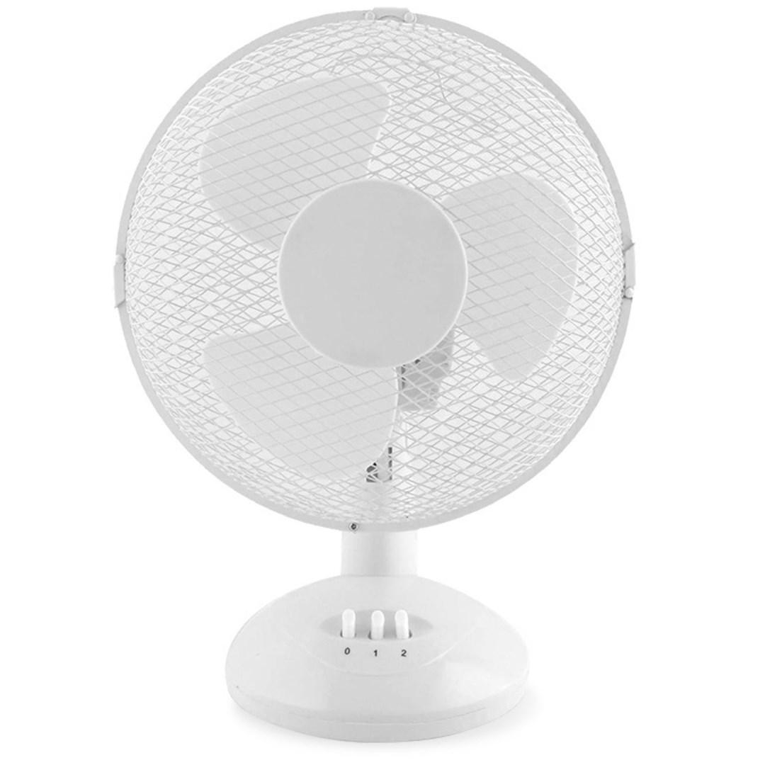 Maestro BT-004 bordventilator 35 W - hvid, 23 cm