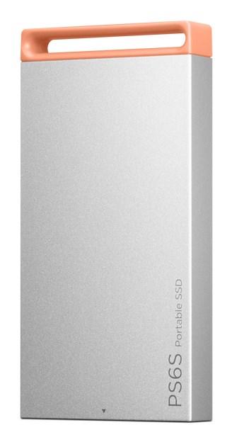 Lenovo PS6S ekstern SSD 1 TB - USB-C 3.2 Gen 2, grå billede