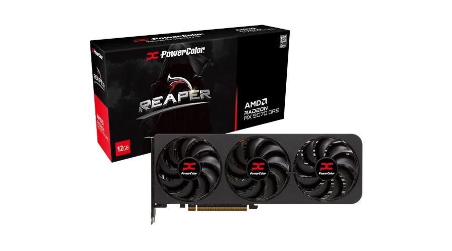 PowerColor Reaper AMD Radeon RX 9070 GRE 12 GB GDDR6 grafikkort billede