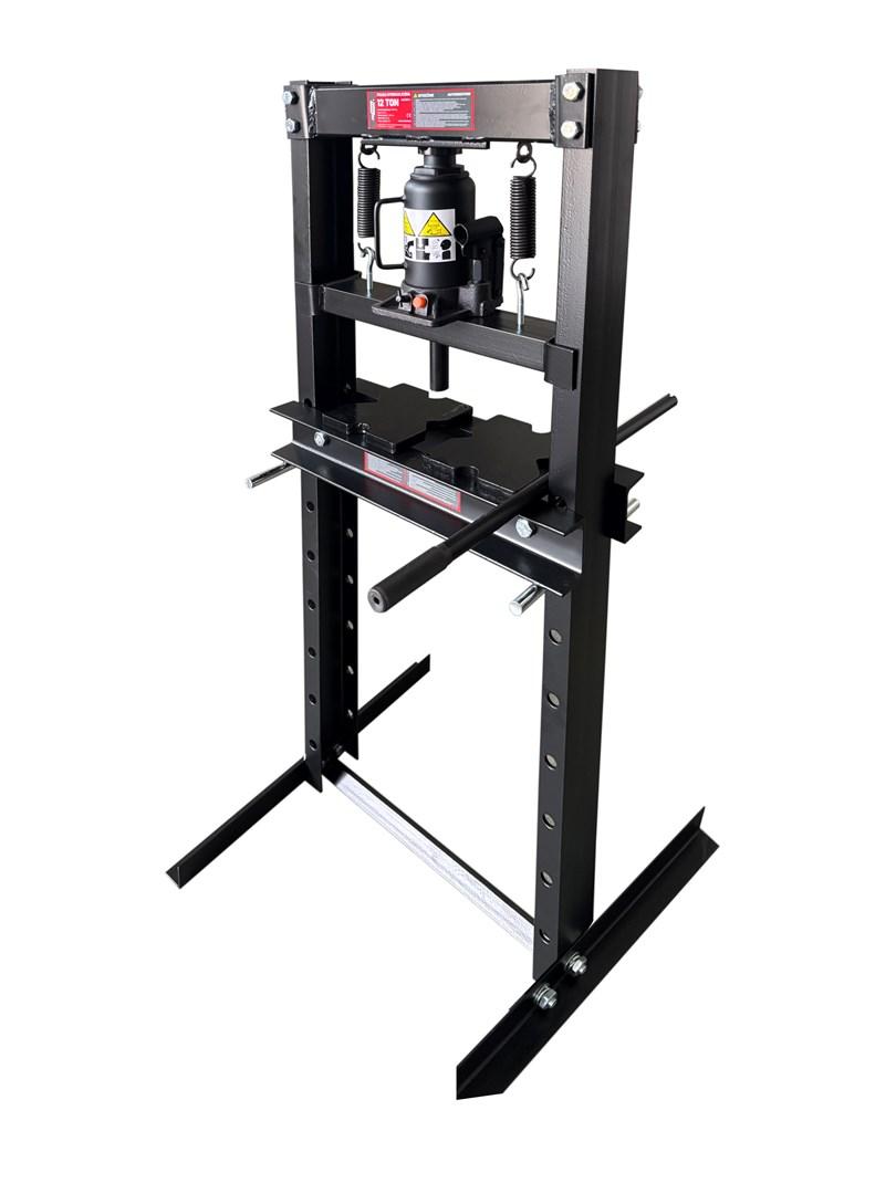 AWTOOLS hydraulisk presse 12 ton - justerbar 150-603 mm