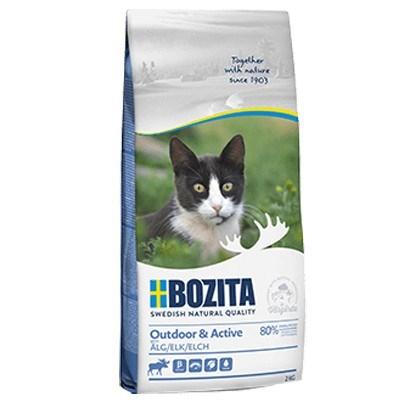 Bozita Outdoor & Active - Elg, tørfoder til kat, 2 kg