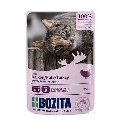 Bozita vådfoder til kat - kalkun, 85 g (pose)