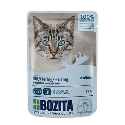Bozita vådfoder til kat - sild (hering), 85 g pose