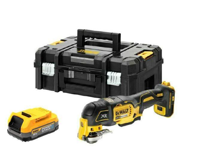 DeWALT DCS356E1T 18V multiværktøj - 1×1,7 Ah PowerStack, uden oplader, TSTAK-kuffert billede