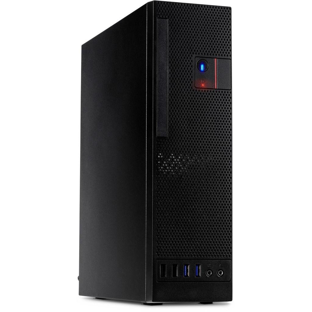 Inter-Tech S-331 desktop kabinet - 8,3 l, sort billede