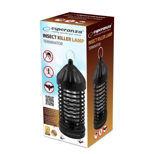 Esperanza EHQ005 elektrisk UV-insektlampe - sort