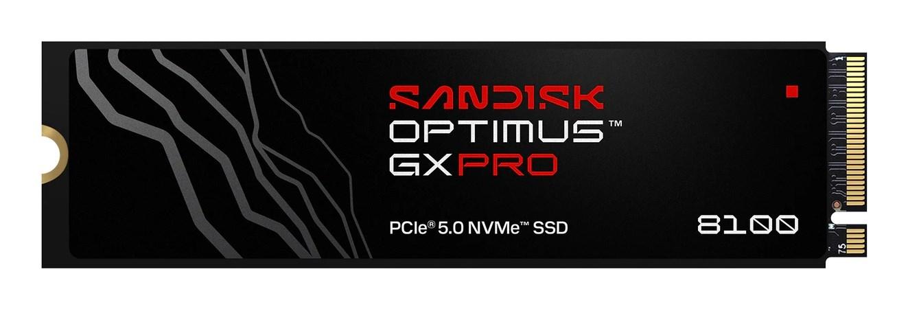 SanDisk Optimus GX PRO 8100 2 TB M.2 NVMe SSD - PCIe 5.0 (2280) billede