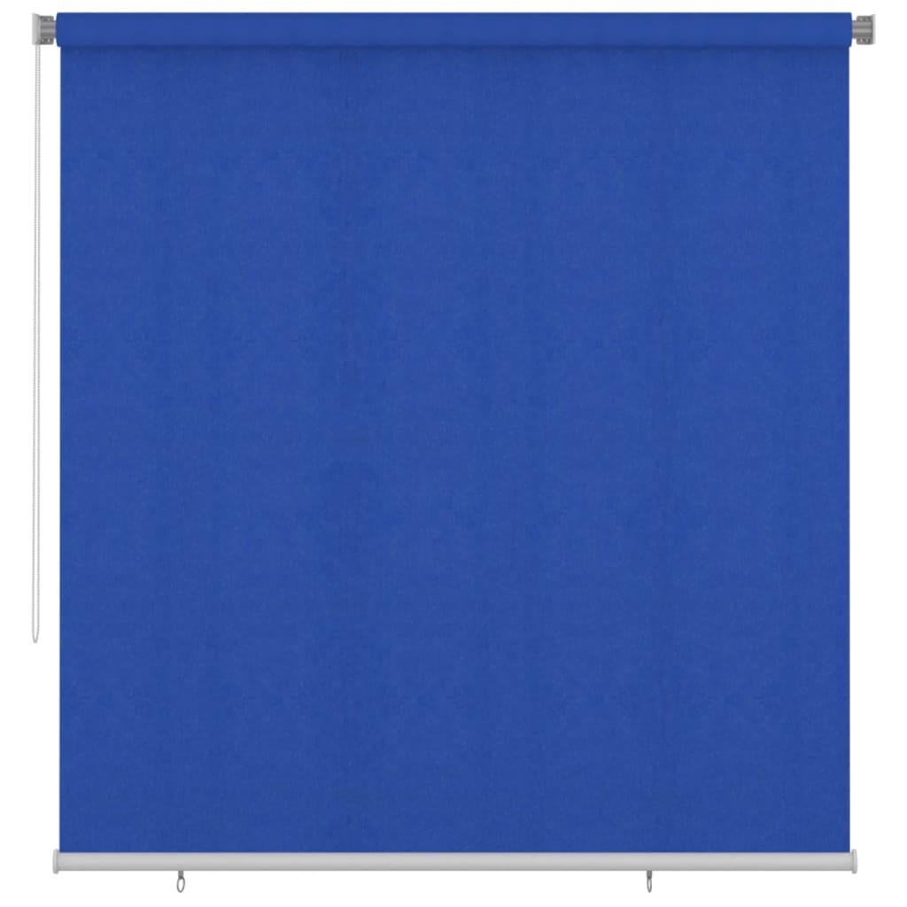 Udendørs rullegardin 220 × 230 cm i HDPE - blå