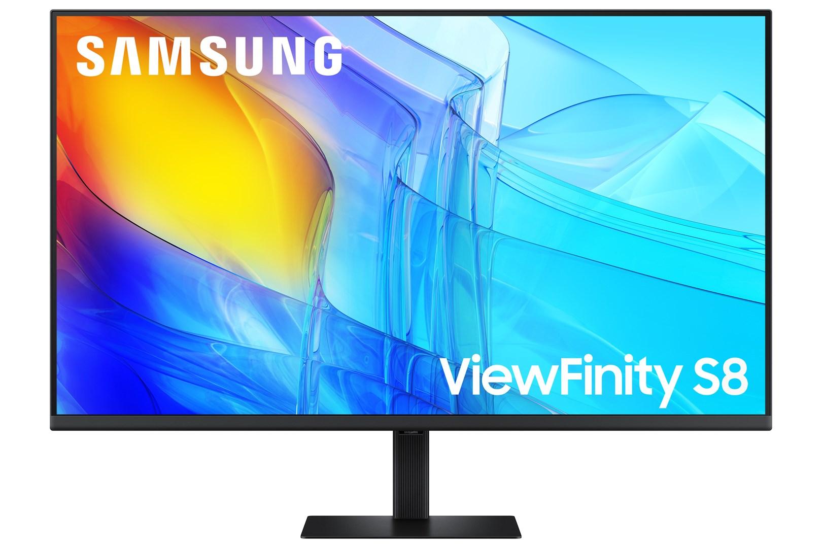 Samsung ViewFinity S80D 37" 4K UHD VA-skærm - sort billede