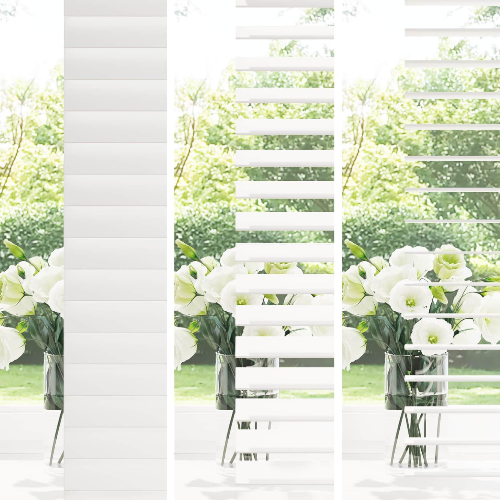 vidaXL Persienner Hvid 160 x 130 cm 35 mm Massivt Paulownia Træ