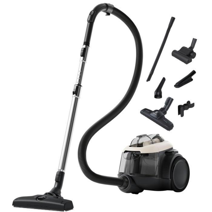 Electrolux EL61H4SW poseløs støvsuger - sort/hvid
