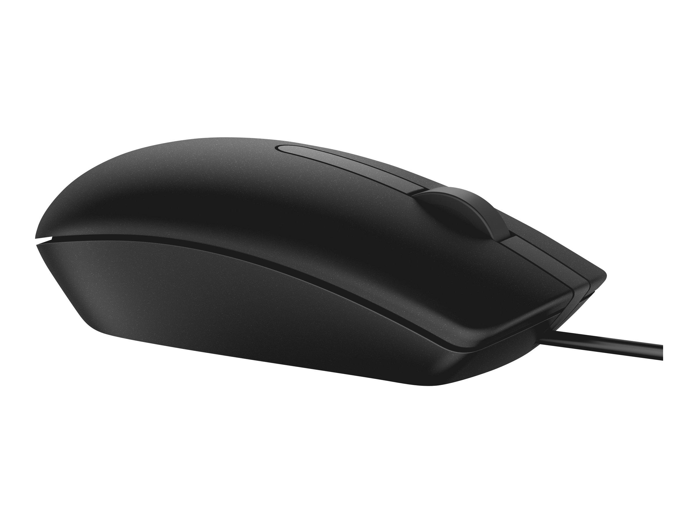 Dell MS116 kablet optisk mus - sort billede