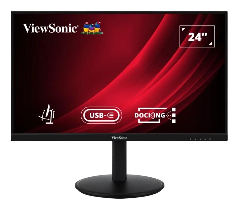 ViewSonic VG2409U-2 23,8" Full HD IPS skærm - 100 Hz, USB-C dock, sort