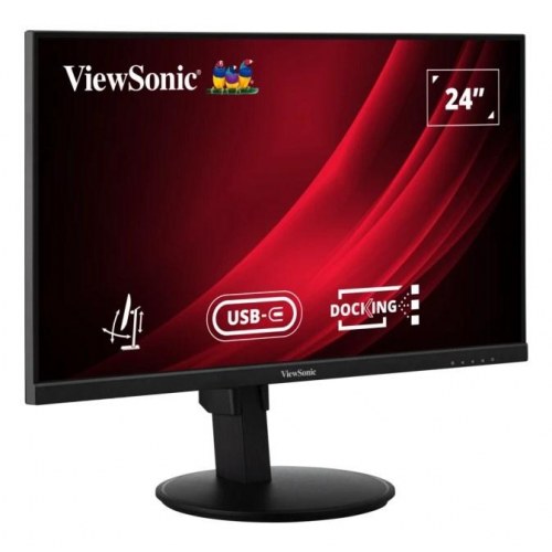 ViewSonic VG2409U-2 23,8" Full HD IPS skærm - 100 Hz, USB-C dock, sort