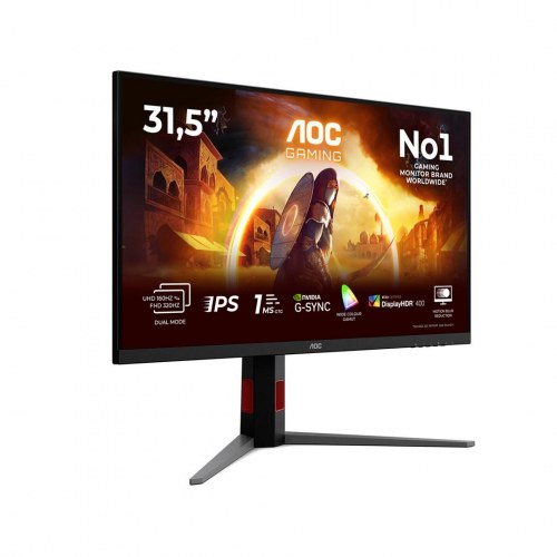 AOC G4 U32G4U 31,5" 4K gaming-skærm - Sort/Rød