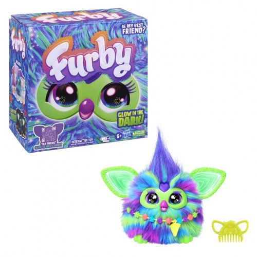 Furby Galaxy - interaktivt legetøj med selvlysende detaljer