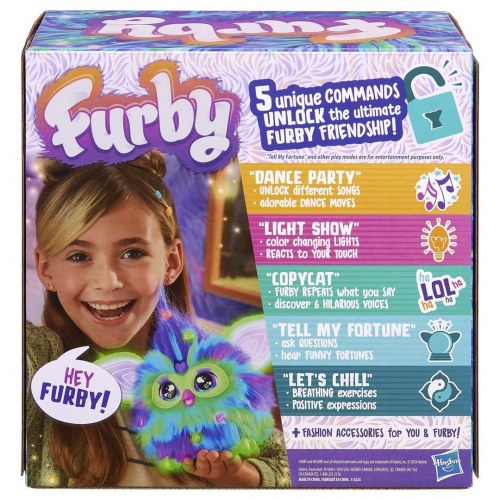 Furby Galaxy - interaktivt legetøj med selvlysende detaljer