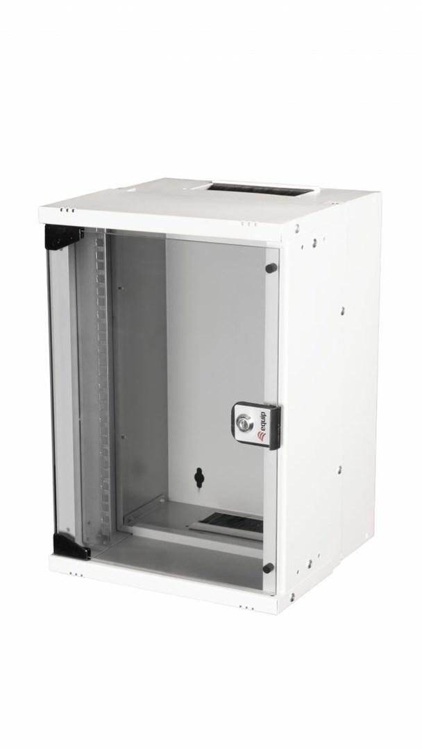 EQUIP Eco Mount 10" vægskab - 9U, 30×30 cm, RAL 7035 lysgrå