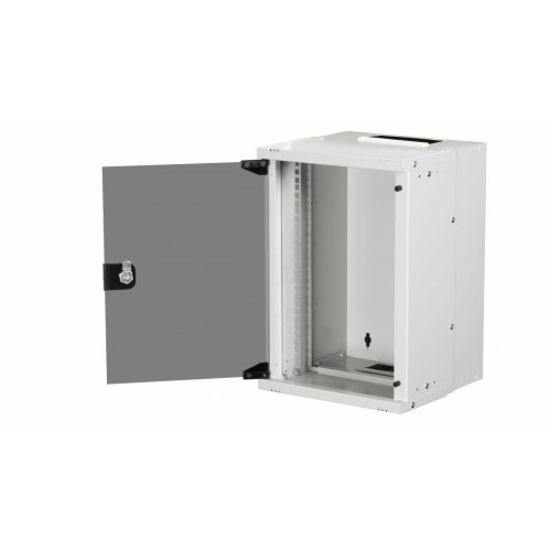 EQUIP Eco Mount 10" vægskab - 9U, 30×30 cm, RAL 7035 lysgrå