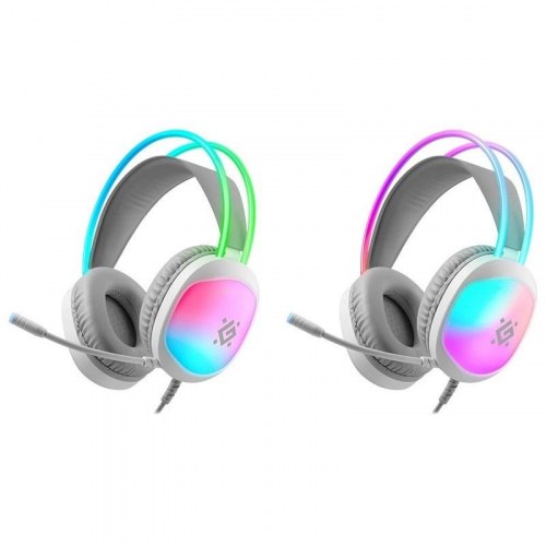 Defender Eclipse RGB gaming headset - hvid (62440)