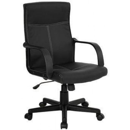 Sort kontorstol/gamerstol - 56 × 66,5 × 108 cm