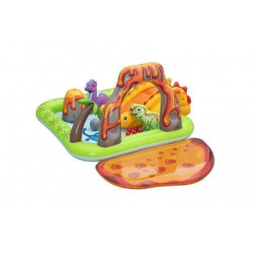 Bestway Volcano Springs oppusteligt vandlegecenter - 2,62 × 1,88 × 1,02 m