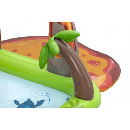 Bestway Volcano Springs oppusteligt vandlegecenter - 2,62 × 1,88 × 1,02 m