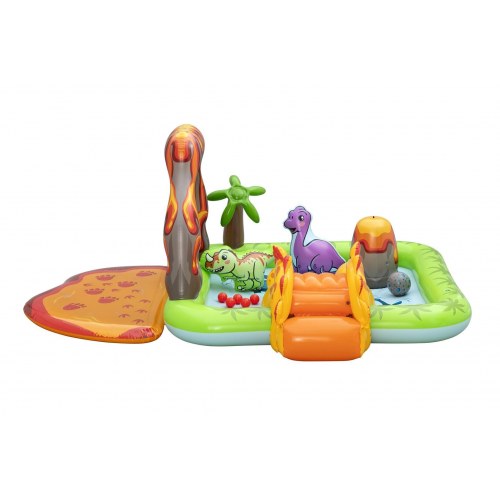 Bestway Volcano Springs oppusteligt vandlegecenter - 2,62 × 1,88 × 1,02 m