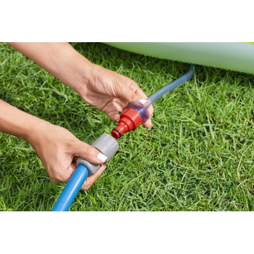 Bestway Volcano Springs oppusteligt vandlegecenter - 2,62 × 1,88 × 1,02 m