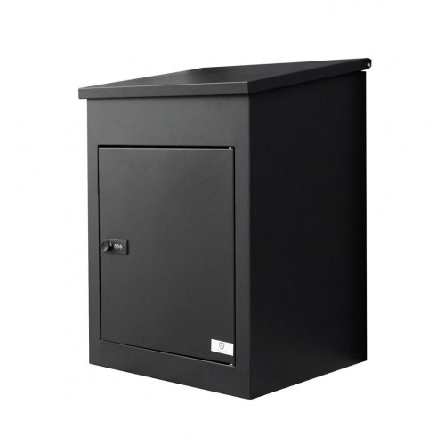 Extralink LOCKSTAR pakke-postkasse 44 × 34 × 55 cm - sort metal