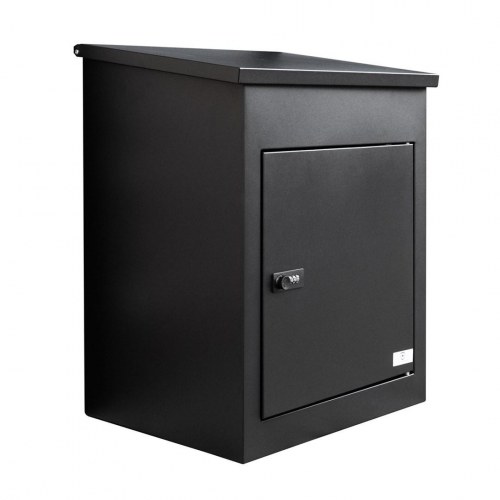 Extralink LOCKSTAR pakke-postkasse 44 × 34 × 55 cm - sort metal