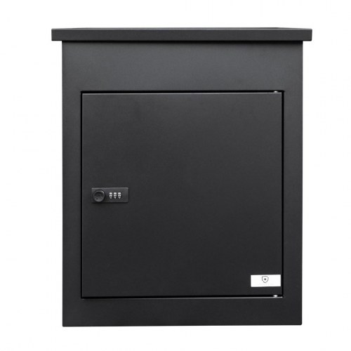 Extralink LOCKSTAR pakke-postkasse 44 × 34 × 55 cm - sort metal