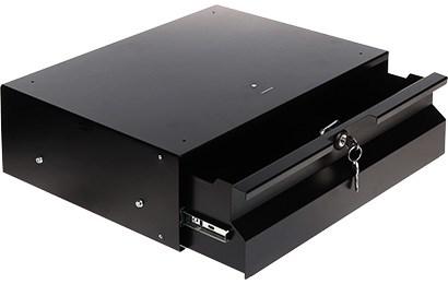 StalFlex RD19-3U-320B skuffe til 19" rack - 3U, sort