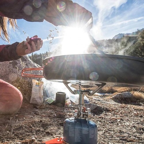 Jetboil MightyMo - kompakt gasbrænder til dåse (3000 W)